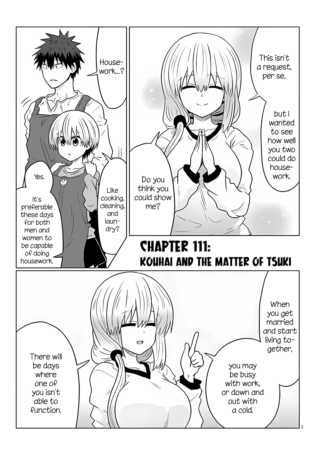 Uzaki-chan wa Asobitai! Chapter 111 3